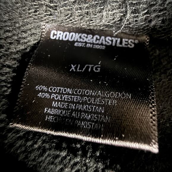 Crooks & Castles Death Row Records Black Graphic Hoodie CrooksCastles Collab - Picture 5 of 7